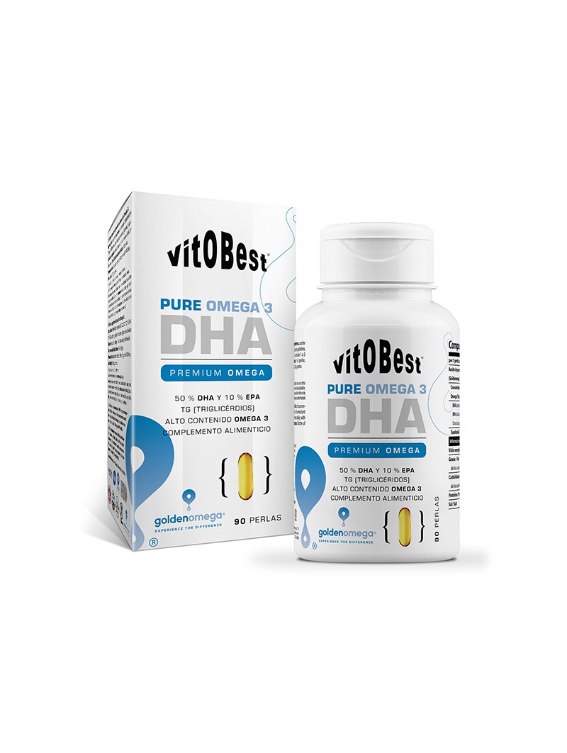 Omega 3 DHA · Pure Omega 3 DHA · 90 perlas